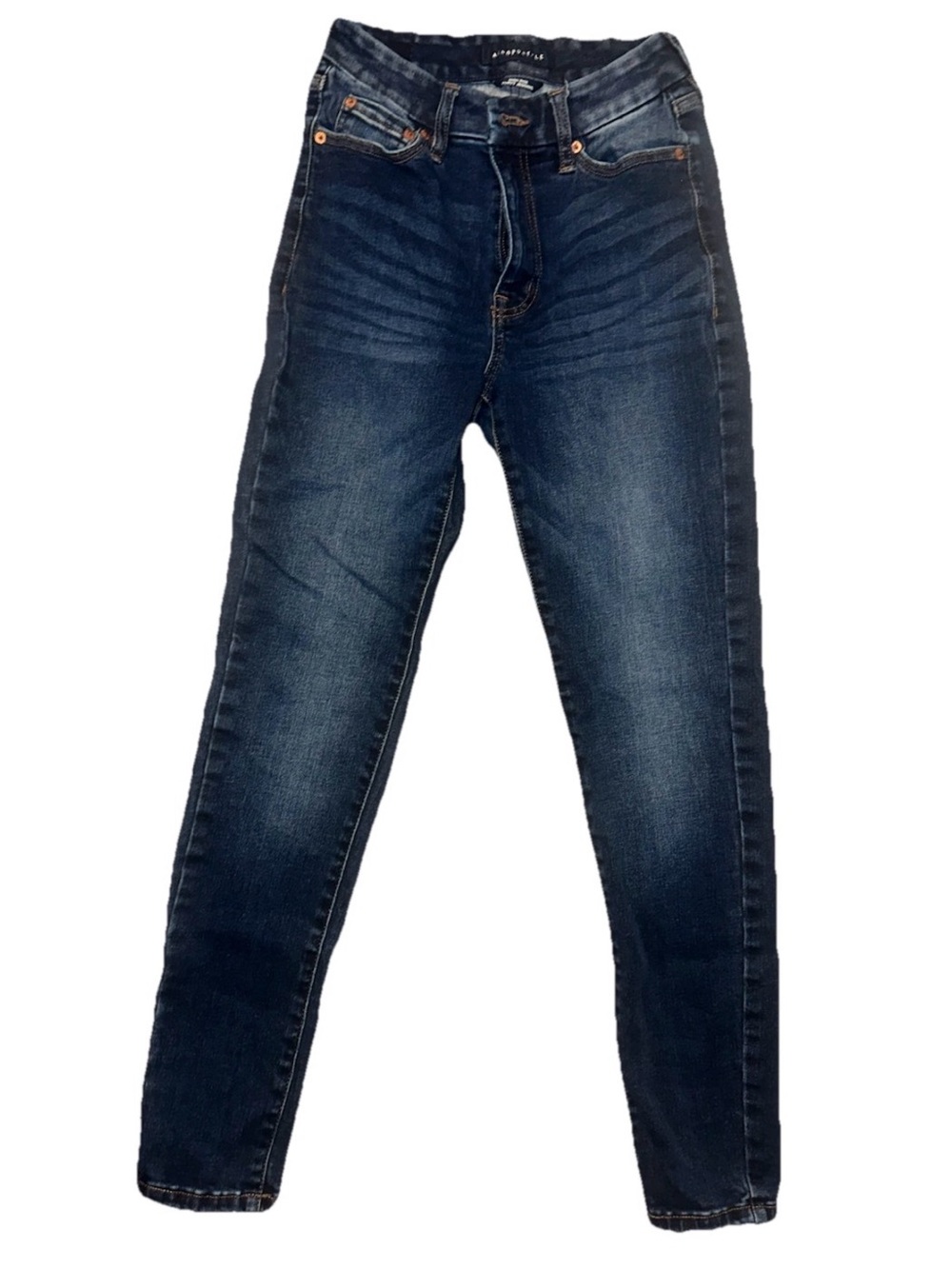 Aeropostale Dark Wash High-Rise Skinny Jeans size 4 Regular